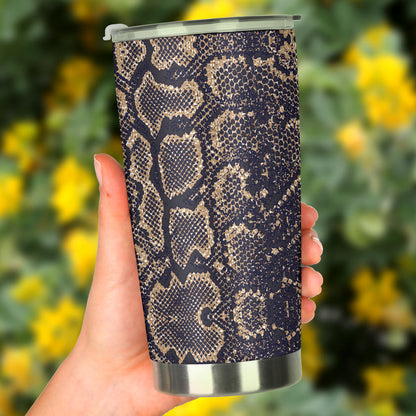 Snake Skin Pattern Print Tumbler