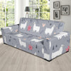 Llama Pattern Print Design 010 Sofa Slipcover