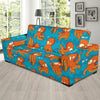 Octopus Pattern Print Design A02 Sofa Slipcover