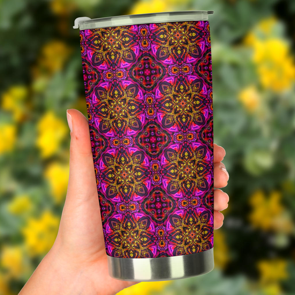 kaleidoscope Abstract Print Design Tumbler