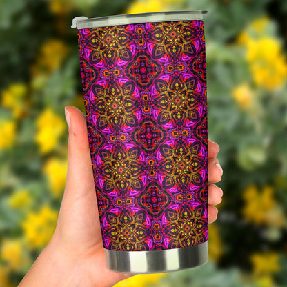 kaleidoscope Abstract Print Design Tumbler