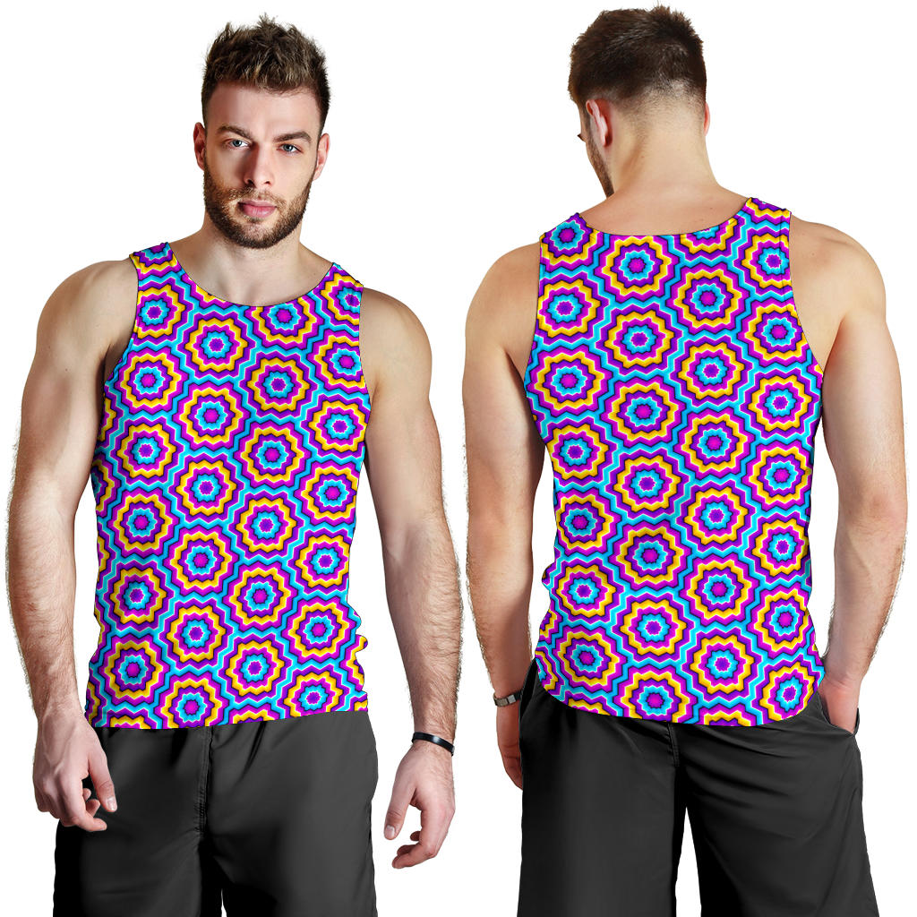 Optical illusion Techno Movement Men Tank Top