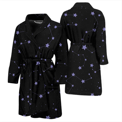 Star Print Design LKS303 Men Bathrobe