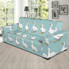 Goose Pattern Print Design 02 Sofa Slipcover