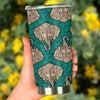 Boho Head Elephant Tumbler