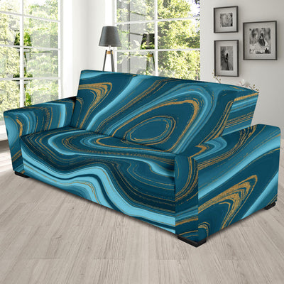 Liquid Pattern Print Design 04 Sofa Slipcover