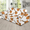 Mandolin Pattern Print Design 01 Sofa Slipcover