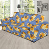 Guinea Pig Pattern Print Design 01 Sofa Slipcover