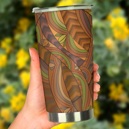 Maori Ornament Design Print Tumbler