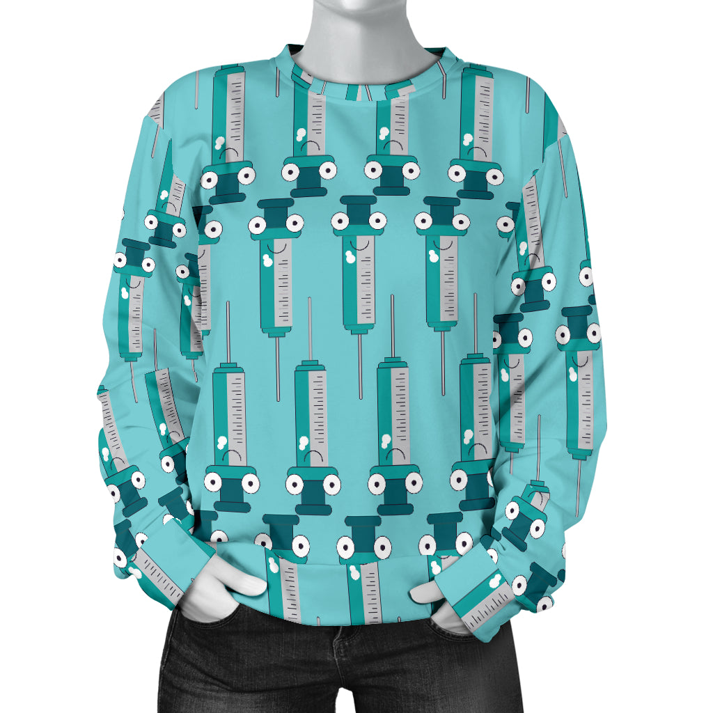 Phlebotomist Concept Design Women Long Sleeve Sweatshirt
