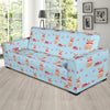 Chihuahua Pattern Print Design 05 Sofa Slipcover