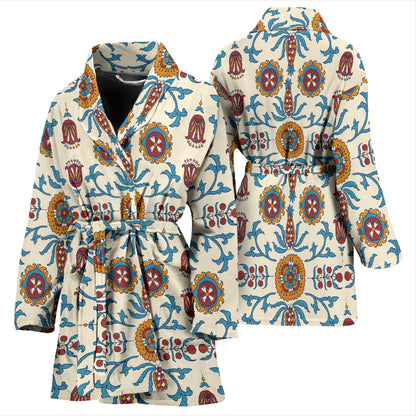 Suzani Print Design LKS301 Women Bathrobe