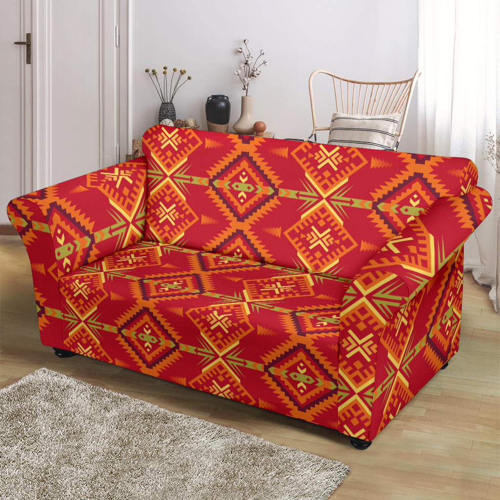Southwest Pattern Print Design LKS305 Loveseat Couch Slipcover