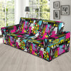 Pop Art Pineapple Pattern Print Design A02 Sofa Slipcover