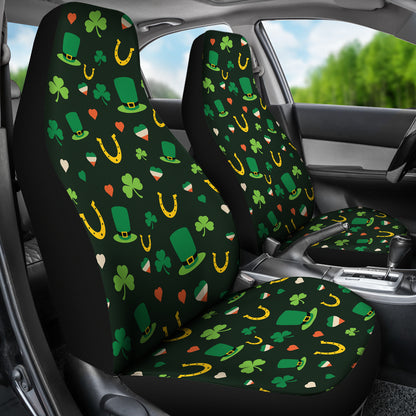 Shamrock Print Design LKS308 Car Seat Covers