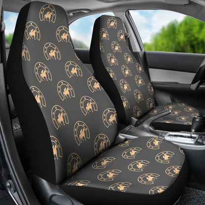 Horseshoe Print Design LKS306 Car Seat Covers