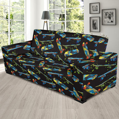 Skateboard Print Design LKS305 Sofa Slipcover