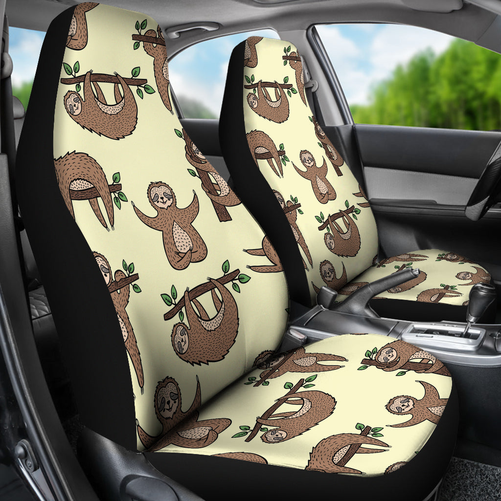 Sloth Print Design LKS3010 Car Seat Covers