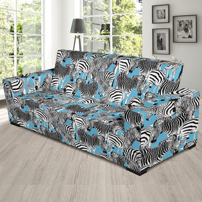 Zebra Print Design LKS305 Sofa Slipcover