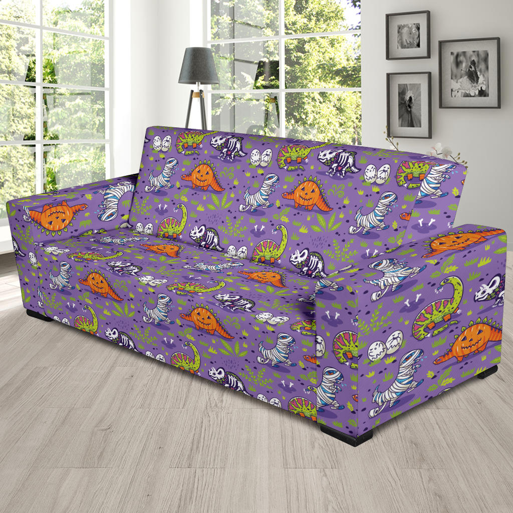 Zombie Dinosaur Print Design LKS302 Sofa Slipcover