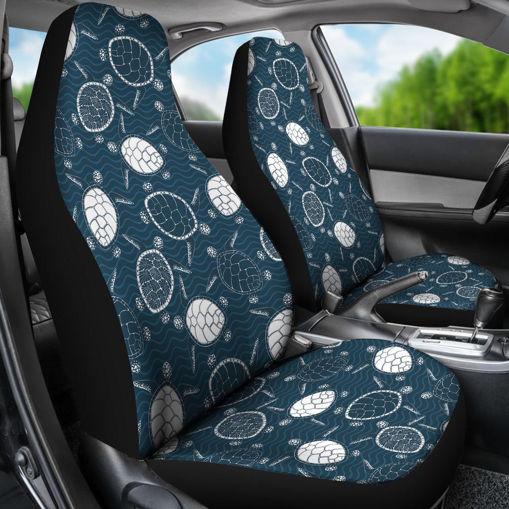 Sea Turtle Print Design LKS3015 Car Seat Covers