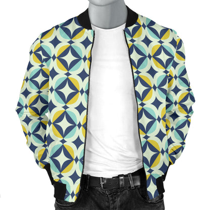 Swedish Design Pattern Men Bomber Jacket