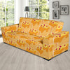 Pancake Pattern Print Design A04 Sofa Slipcover