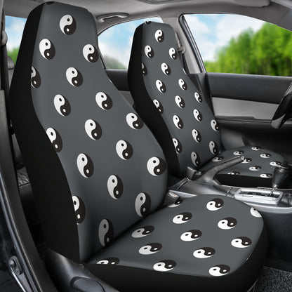 Yin Yang Print Design LKS303 Car Seat Covers