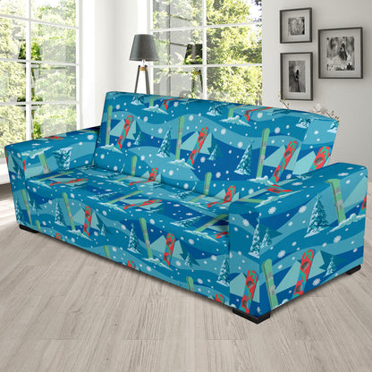 Snowboard Print Design LKS301 Sofa Slipcover