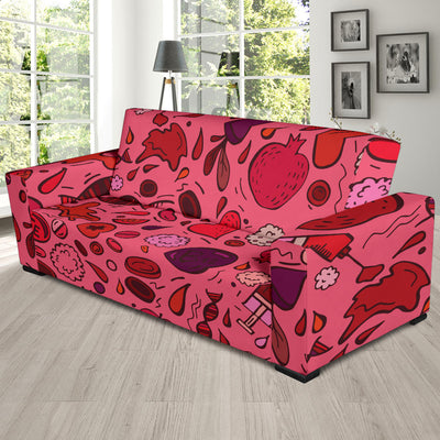 Phlebotomist Pattern Print Design A01 Sofa Slipcover