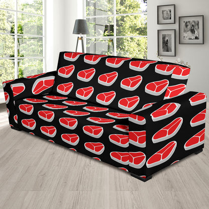 Steak Print Design LKS303 Sofa Slipcover