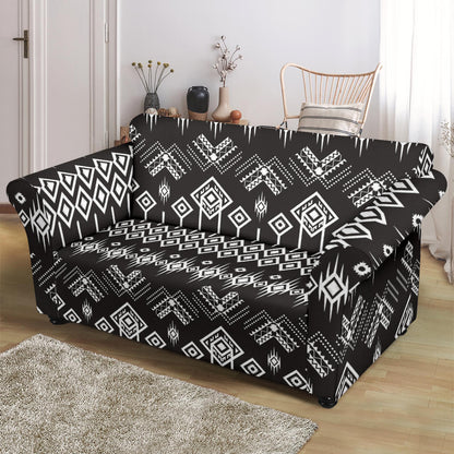 Tribal Pattern Print Design LKS304 Loveseat Couch Slipcover