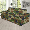 Army Camouflage Pattern Print Design 01 Sofa Slipcover