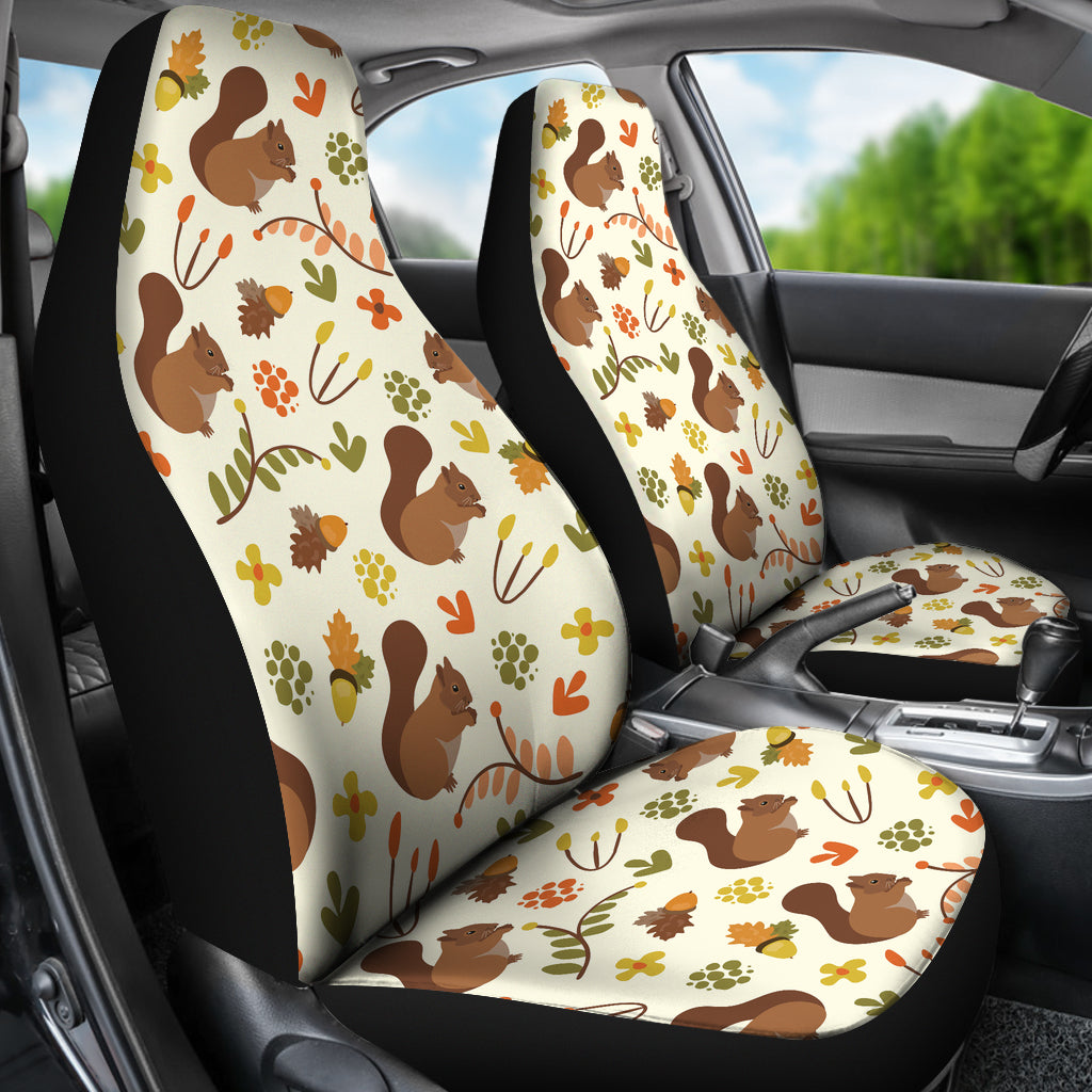 Squirrel Print Design LKS3010 Car Seat Covers