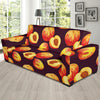 Peach Pattern Print Design A04 Sofa Slipcover