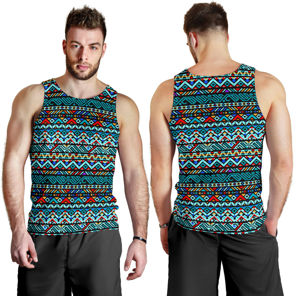 Southwestern Style Men Tank Top