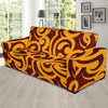 Maori Pattern Print Design 02 Sofa Slipcover