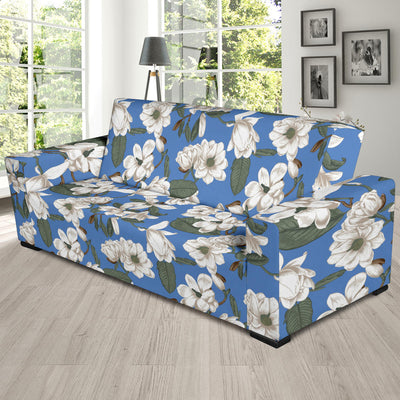 Magnolia Pattern Print Design 01 Sofa Slipcover