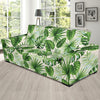 Palm Leaf Pattern Print Design A01 Sofa Slipcover