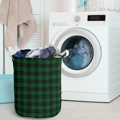 Green Tartan Plaid Pattern Laundry Basket