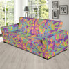 Psychedelic Mushroom Pattern Print Design A05 Sofa Slipcover