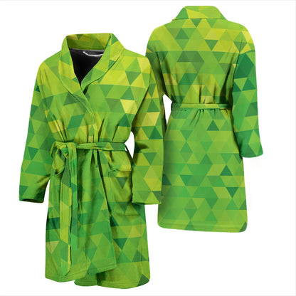 Geometric Print Design LKS402 Men Bathrobe