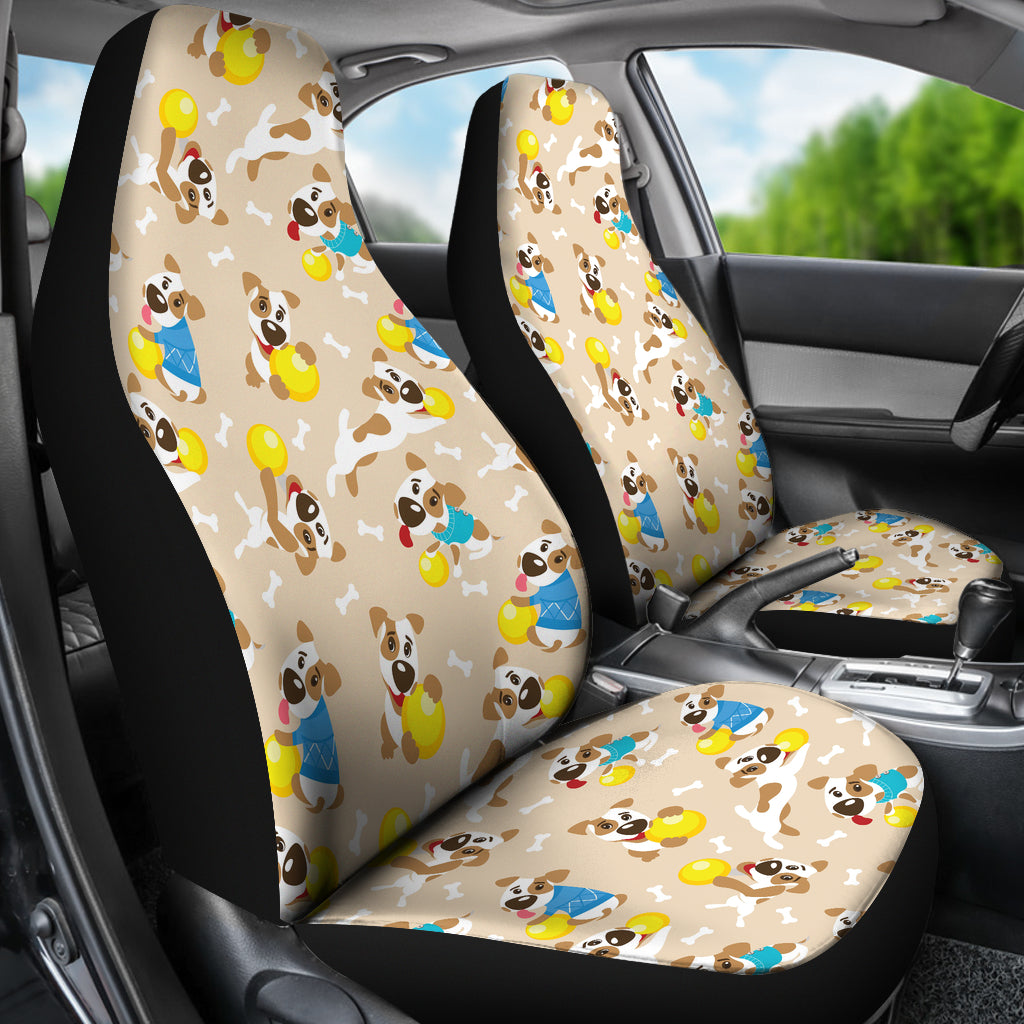 Russell Terriers Cute Print Design LKS304 Car Seat Covers