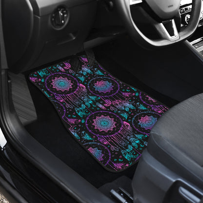 Dream catcher boho mandala Car Floor Mats Front Back
