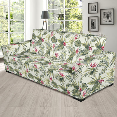 Bird Of Paradise Pattern Print Design 04 Sofa Slipcover