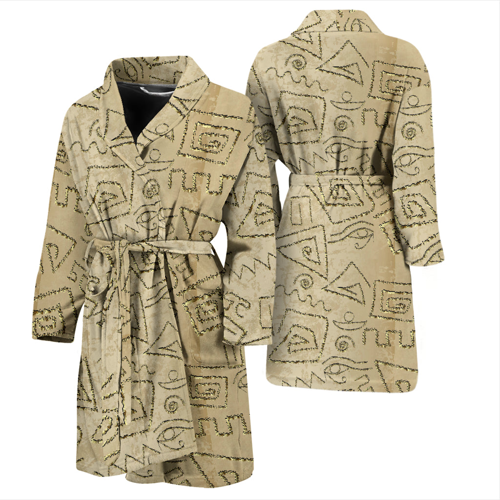 Ancient Greek Print Design LKS3013 Men Bathrobe