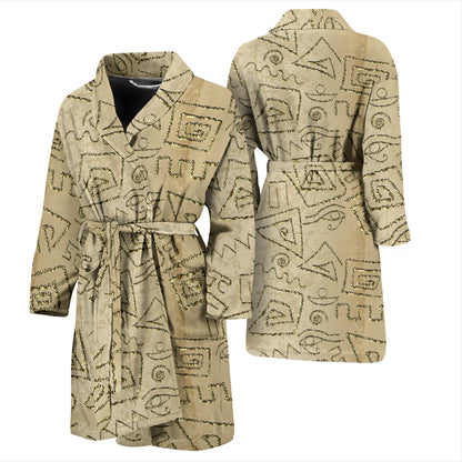 Ancient Greek Print Design LKS3013 Men Bathrobe