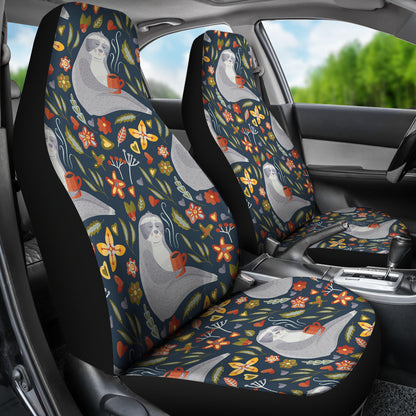 Sloth Print Design LKS303 Car Seat Covers