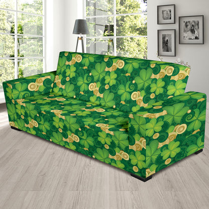 Shamrock Print Design LKS301 Sofa Slipcover