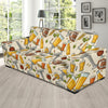 Beer Pattern Print Design 05 Sofa Slipcover